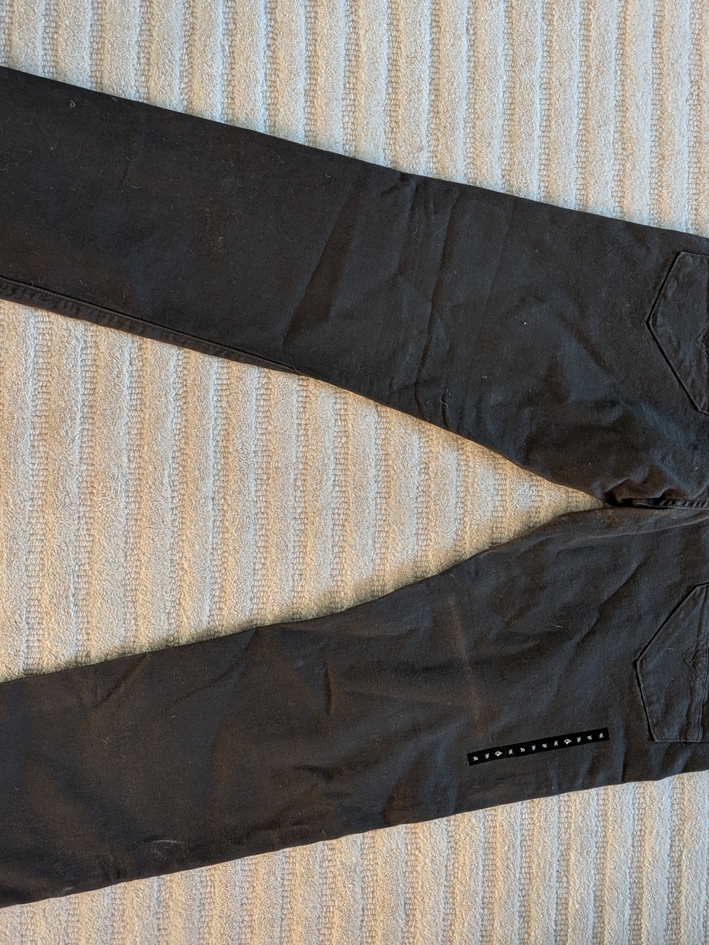 Volcom Men's Skinny Jeans in Gray/Black - Picture 2 of 7